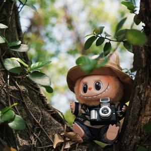 Adjustable Doll Decoration Camera with Strap, Unisex Toy Accessory for Various Dolls, Includes Battery, Perfect Gift for Kids