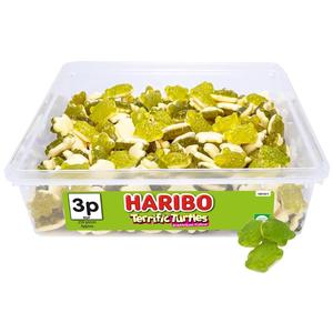 Haribo Terrific Turtles 150 Piece Sweet Snack Tub