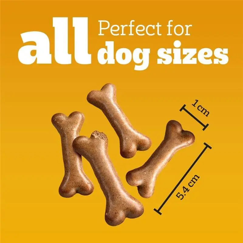 Pedigree Biscrok Original 10 kg Snacks, Dog Treats Gravy Bones Biscuits Dog Treats, Megapack 4