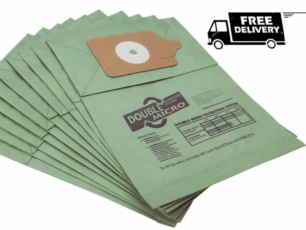 10 Pack Vacuum Hoover Dust Bags for Numatic Henry Hetty James Charles Harry Models