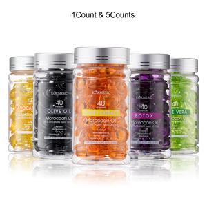 Moroccan Oil Hair Serum Capsules, 1/5 Counts Moisturizing Hair Care Oil for Dry & Damaged Hair, Hair Care & Styling Product for Men & Women
