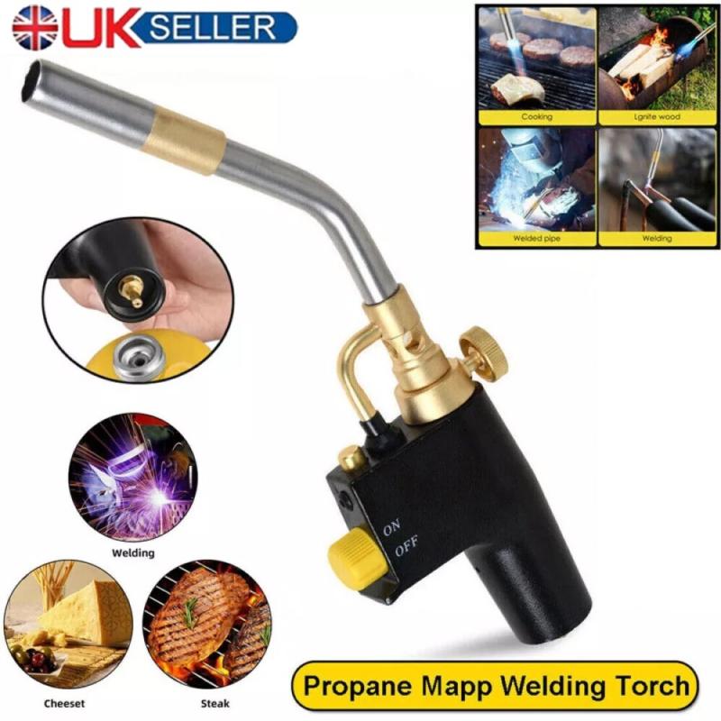 Gas Torch Mapp Gas Blow Torch Map Propane Gas Solderding Brazing Plumber Tool UK 0