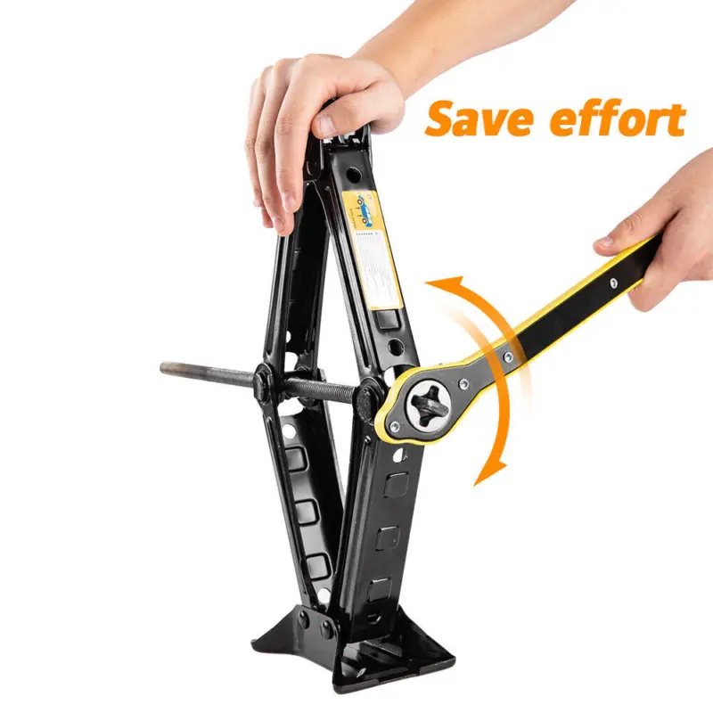 2.5T Scissor Jack + Extendable Wheel Wrench Brace Socket Car Van Tire Hand Tool 7