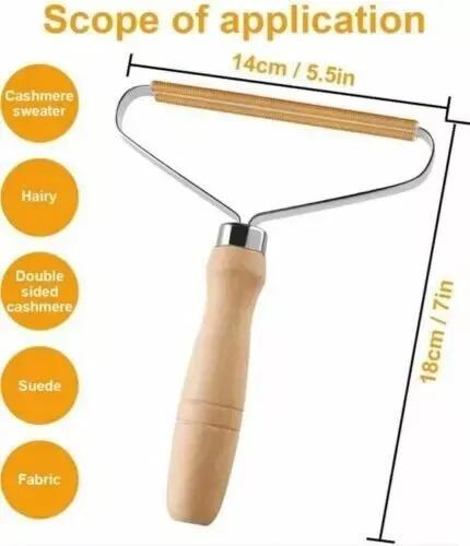 LINT Remover Shaver Cleaner Reusable Fuzz Clothes Hair Uproot Fabrics Brush 1