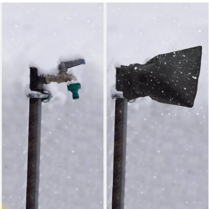 Outside Tap Cover Winter Frost Jacket Insulation Garden Tap Thermal Protecto 1