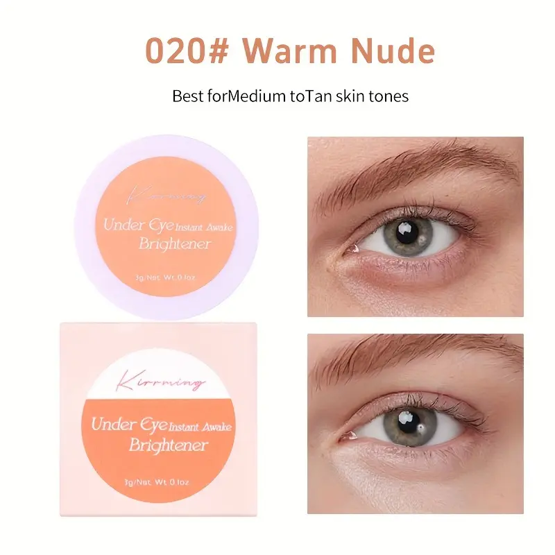 (Giveaway) Full coverage eye concealer - Perfectly hides wrinkles and dark circles, 12-hour waterproof cream, making your eyes flawless Foundation Makeup 5