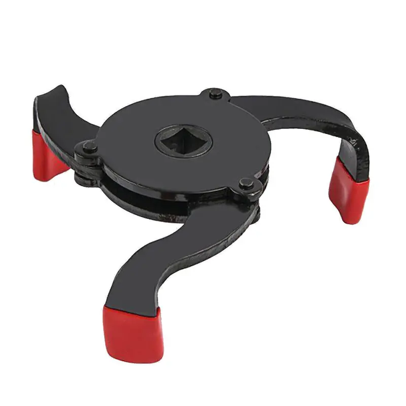 Oil Filter Wrench 3Jaw Adjustable Car Oil Filter Removal Tool Non-slip Universal 5