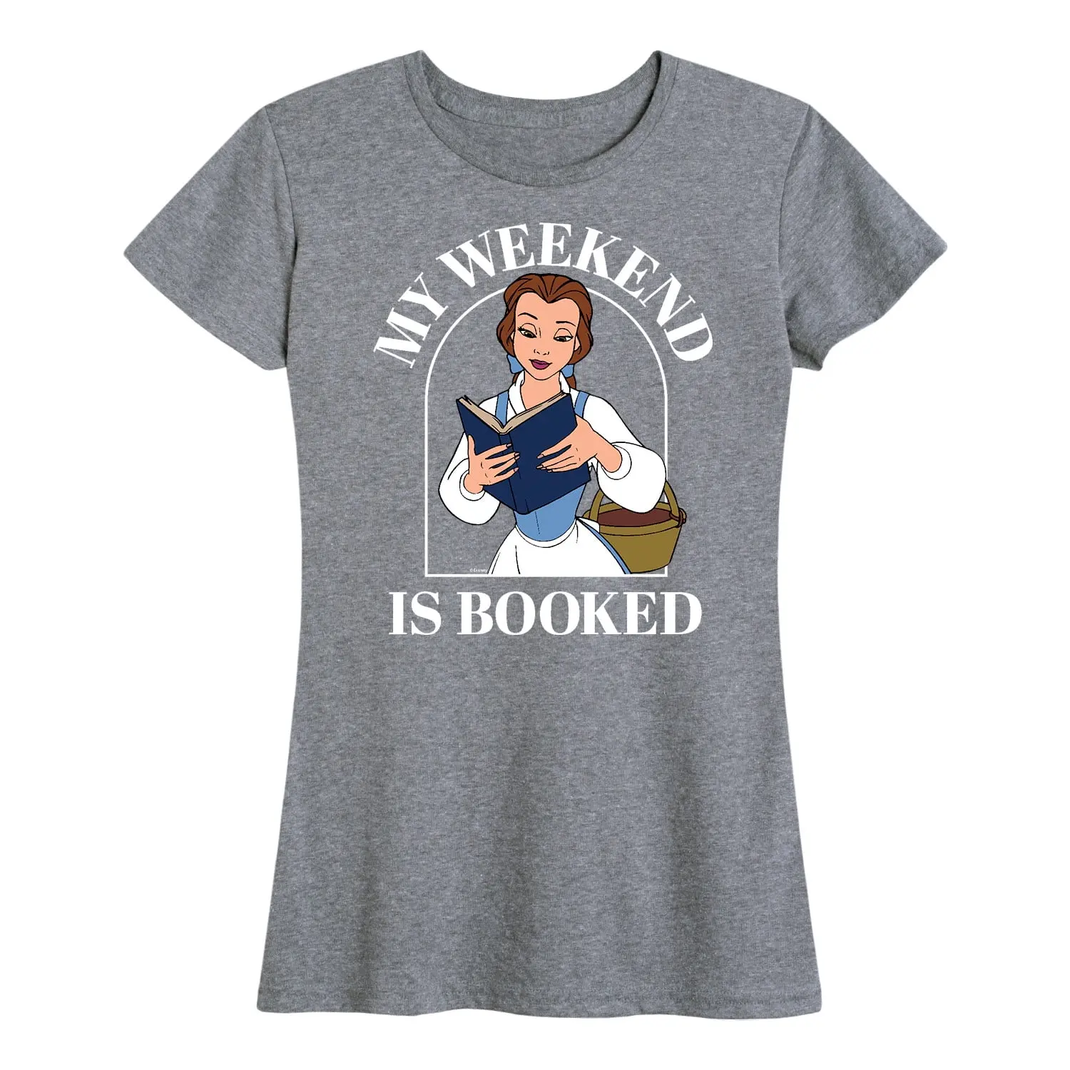 dizzy Princess - Belle My Weekend Is Booked - Women's Short Sleeve Graphic T-Shirt