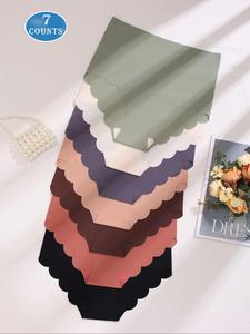 Women's Solid Color Panty, Soft Comfy Breathable Seamless Brief for Daily Wear, Underwear for All Seasons, Womenswear