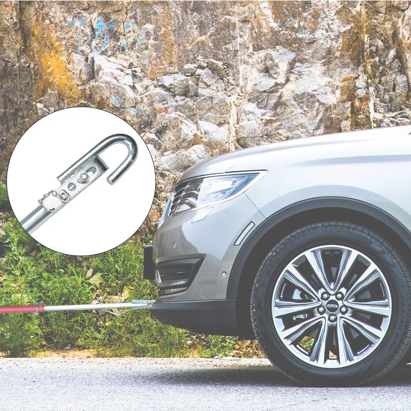 3 Ton Vehicle Recovery Tow Pole 5.5kg Ridged Towing Bar for Car Vans SUV TUV 4