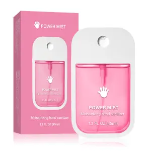 Based Hand Sanitizer Spray (50ml) - No Rinse Instant Germ Protection, Bacteria Kill, Portable for Travel & Office - Moisturising & Fast Drying" 1