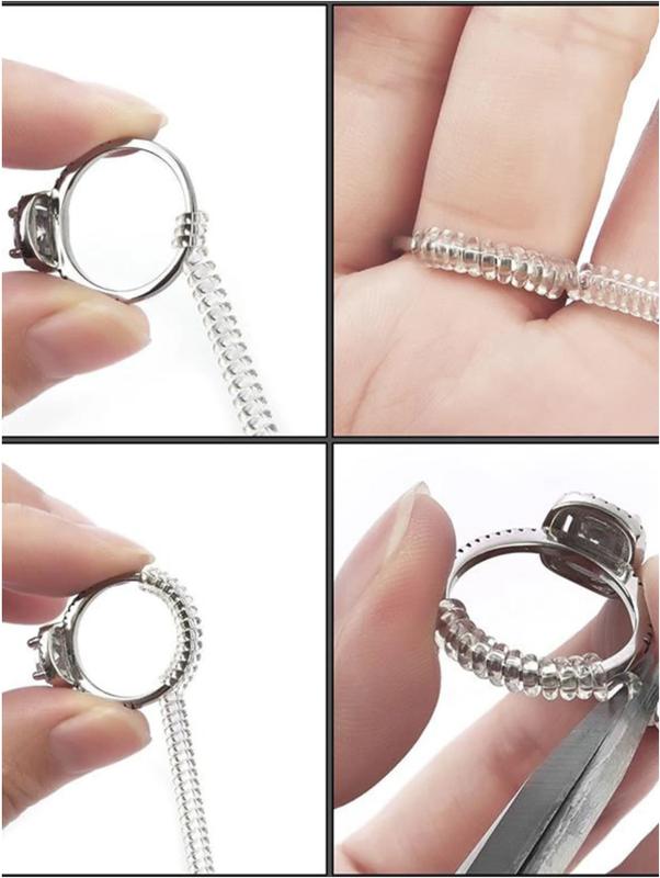 10pcs Spiral Ring Size Adjustment Spring 1
