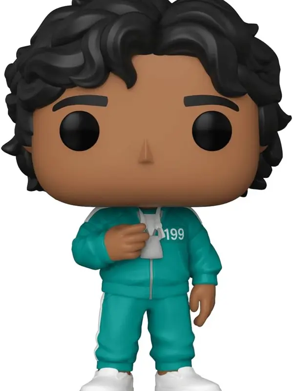 Funko Pop! Squid Game Set of 2 RANDOM ASSORTMENT - SAE-Byeok 067, Il-NAM 001, Sang-Woo 218, Gi-Hun 456, Ali 199 and Red Soldier 4