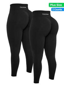 PLUS SIZE High Waist plus size leggings for curvy women, High Waisted Leggings, Oversize Stretchy Fitness Leggings, Quick-Dry Sportswear for All Seasons, black leggings for tummy control, crz yoga leggings