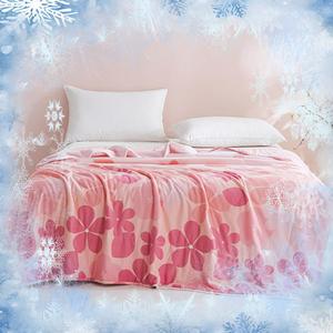 Floral Print Lightweight Blanket, Soft Breathable Cooling Blanket, Comfortable Bedding for Home Bedroom Dormitory Camping
