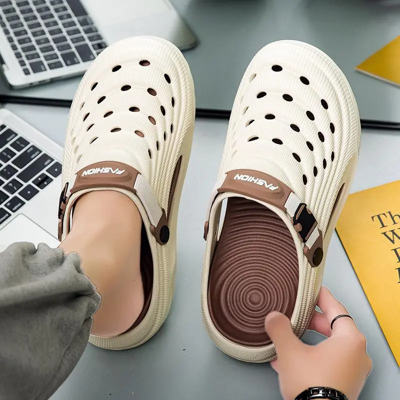 Men's Outdoor Sports Sandals, Casual Comfortable Breathable Platform Non-slip Wear-resistant Sandals for Beach, Camping, Hiking, Fashionable Shoes for Outdoor Activities, Footwear 7