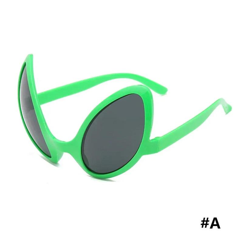 Alien Party Glasses Funny Sunglasses ET Sunglasses Holiday Dance Aliens Costume Alternative Shapes Rainbow Lenses Party Supplies 8