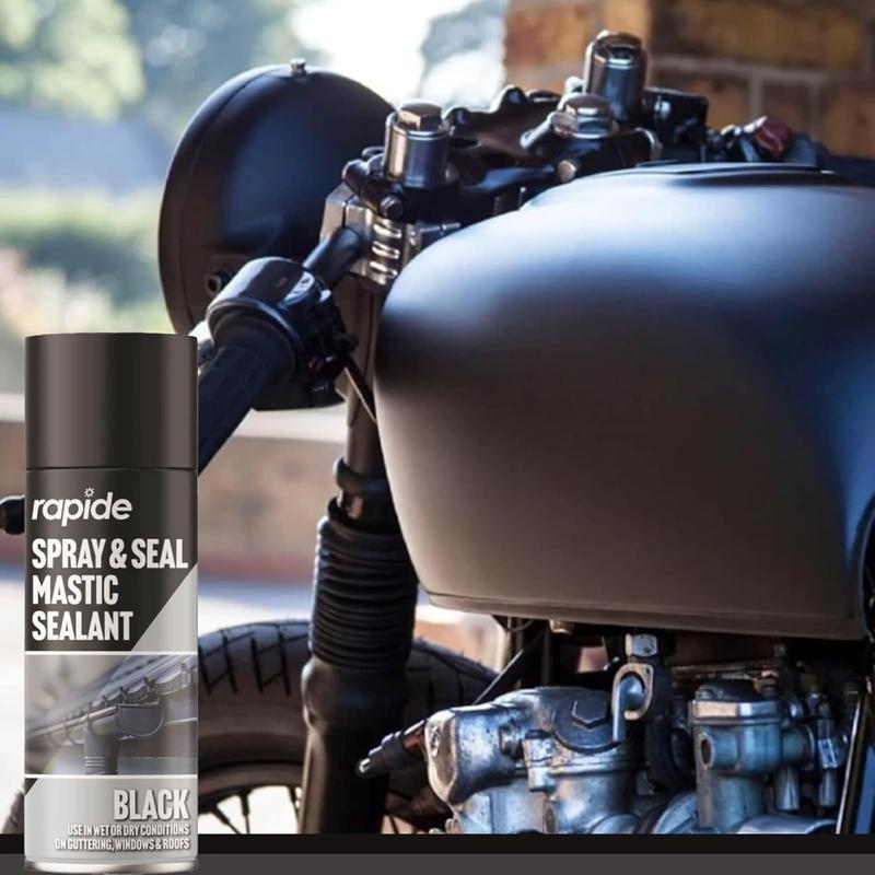 Rapide Spray and Seal Mastic Sealant 300ml | Multi Packs | Black & White | Ideal for Roofing and Guttering 5