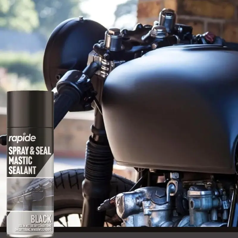 Rapide Spray and Seal Mastic Sealant 300ml | Multi Packs | Black & White | Ideal for Roofing and Guttering 5