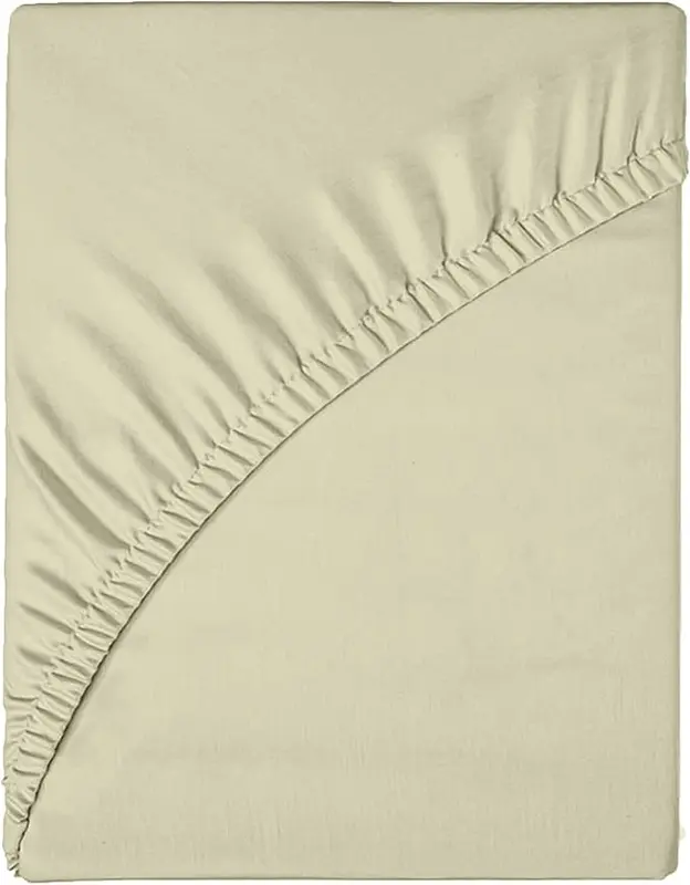 Aura Décor  : Microfiber Fitted Sheets Breathable, Anti Wrinkle 40cm Deep Pocket Single Bed Sheets  |  Bedding 90 X 190 CM Single Fitted Sheet | 1