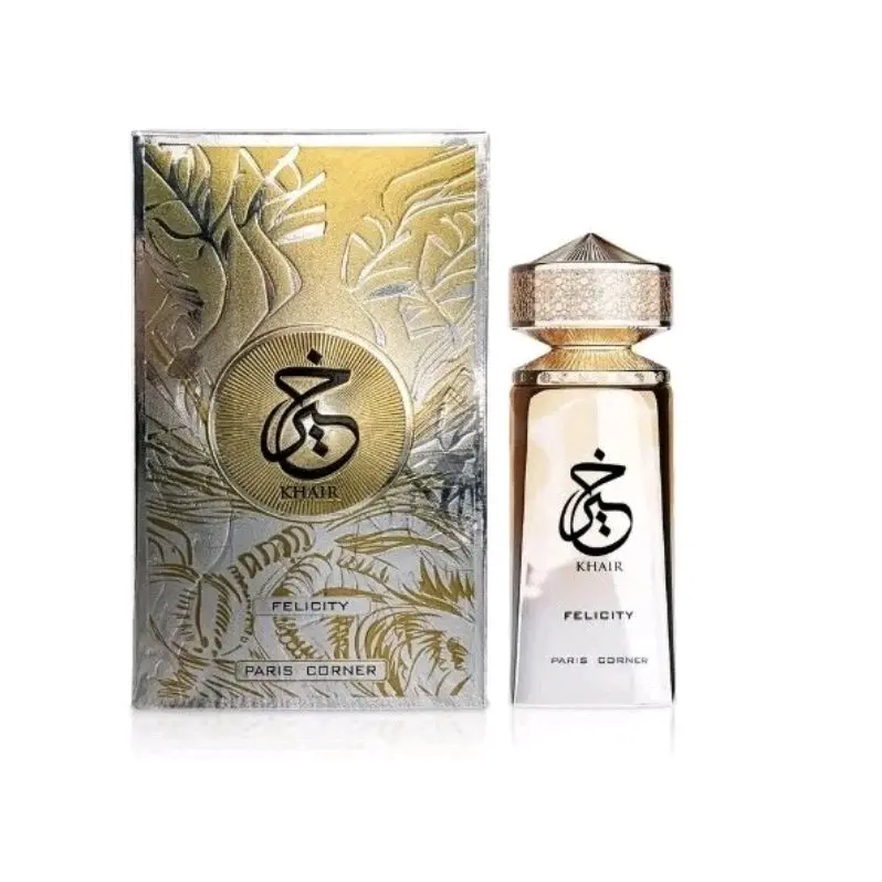 Khair Felicity 100ml Eau de Parfum - Champagne, Freesia, May Rose, Musk, and Jasmine blend unisex perfume 4