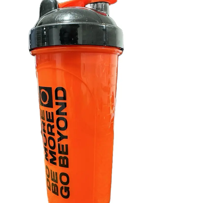 Water bottle for outdoor activities - 600ml Shaker Bottle 20oz Protein Shaker Plastic Bottle Portable Fitness Bottle for Fitness Enthusiasts Athletes 2
