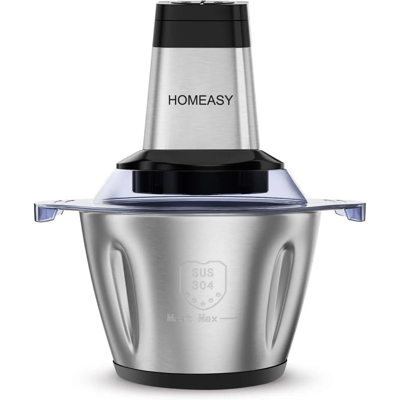 Food Processor, Meat Grinder 2.5L Meat Blenders Food Chopper for Meat, Vegetables, Fruits and Nuts, Food Grinder Stainless Steel Bowl 500W 3 Speed smoothie  maker