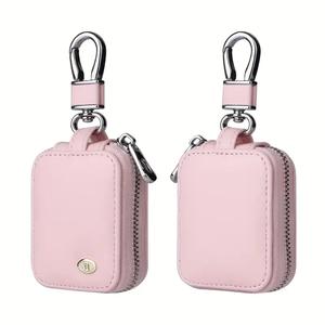 Solid Color Earphone Protective Case with Keychain, 1 Count Fashionable Headphone Storage Protector Cover, Durable Wireless Earbuds Accessories Compatible with Airpods 1/2/3/pro/pro 2, Headphone Accessories