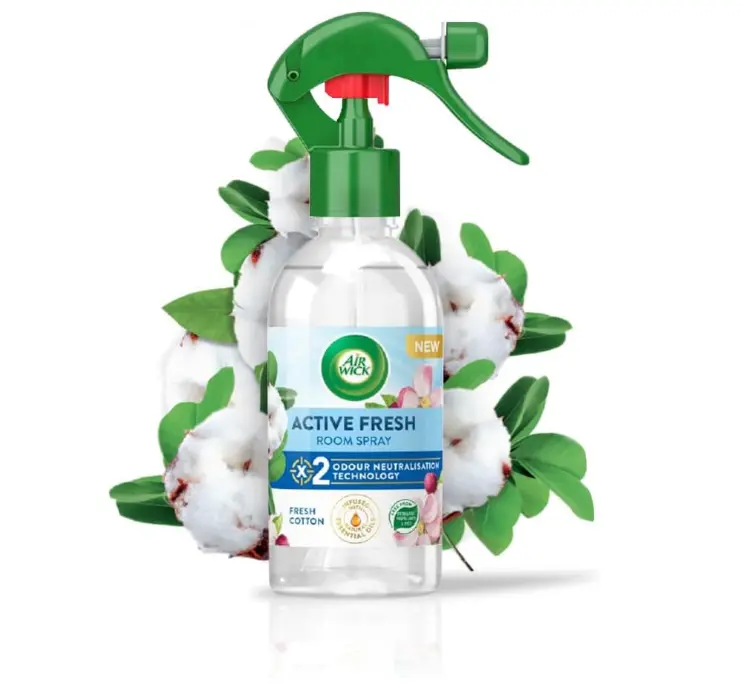 Airwick Room Spray Cotton, 237ml - Freshens and Cleans 0