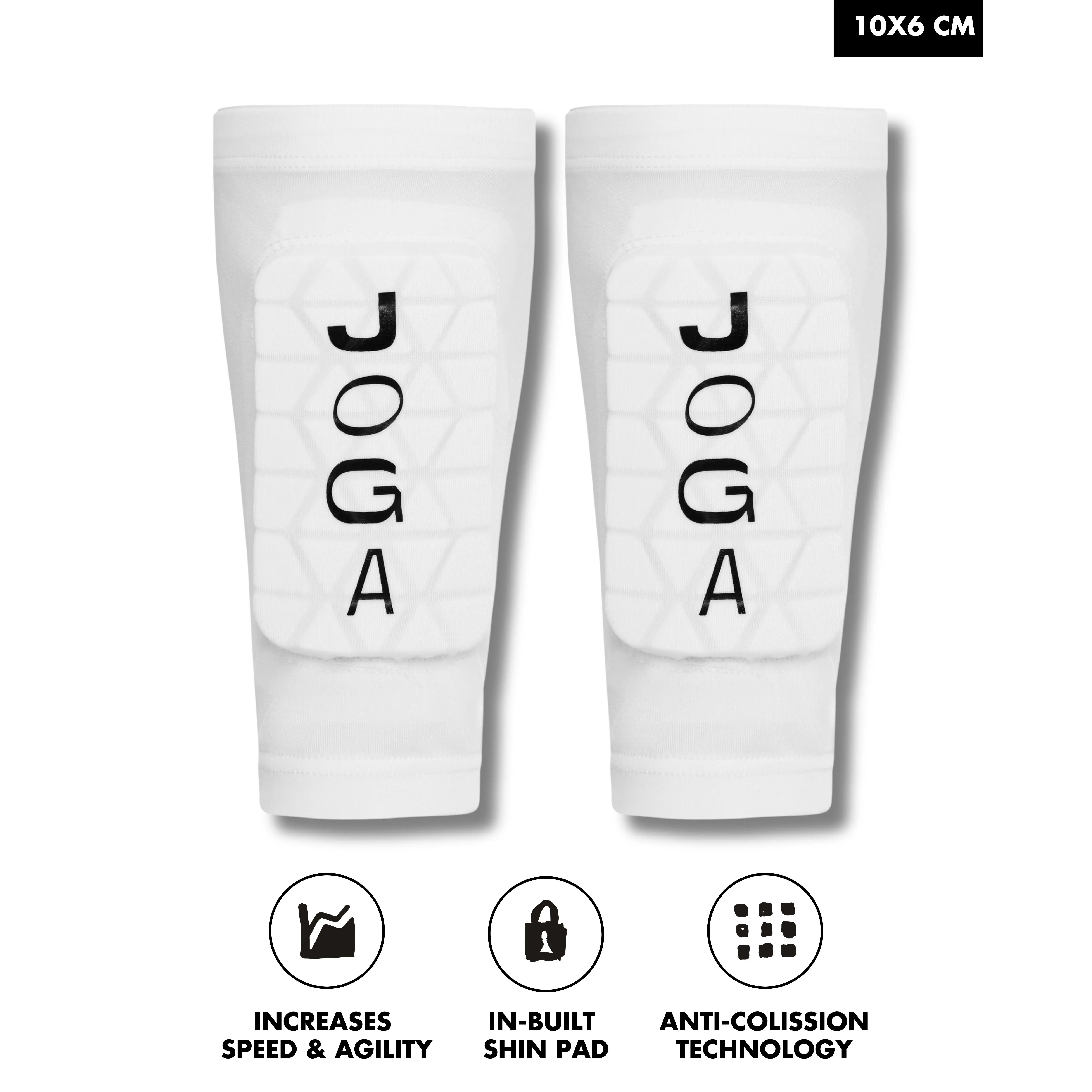 Shin   Pad Sleeve - White