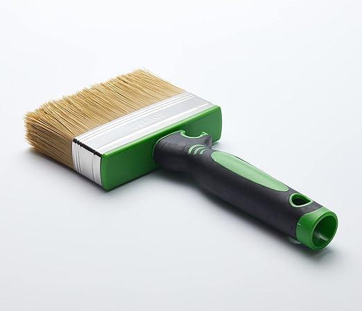 4 inch Large Capacity Shed And Fence Block Brush for Rapid Painting of Sheds & Fences and Other Garden Woodwork, Shed Brush 3