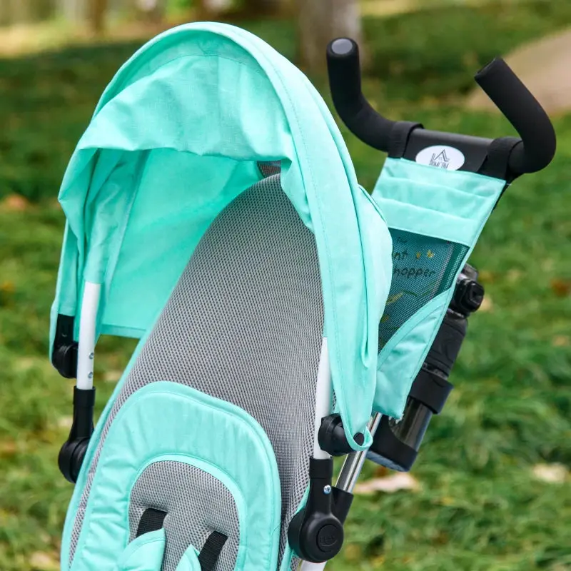 Kids Trike Push Bike with Push Handle, Canopy for 1-5 Years, Green 7