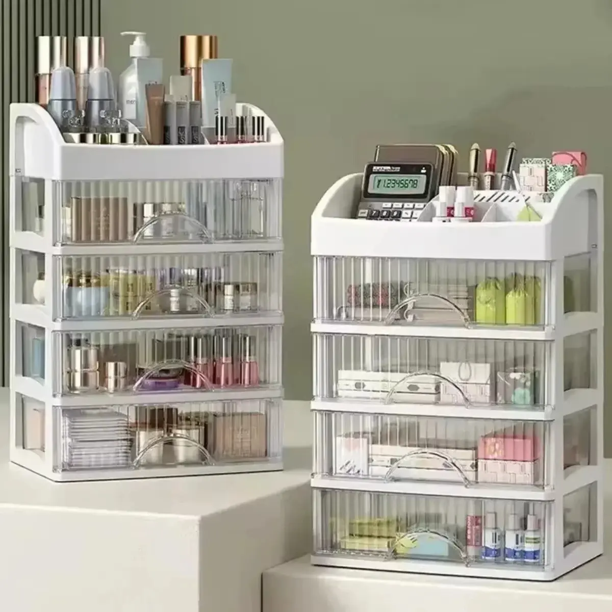 New Multi-layer Storage Box for Stationery, Jewelry, and Cosmetics Organization