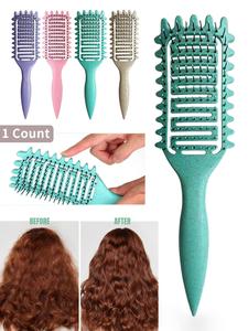 Hair Styling Brush, Hair Detangling Brush, Scalp Massage Comb, Curly Hair Detangling & Styling Tool, Hairdressing Comb for Women & Girls