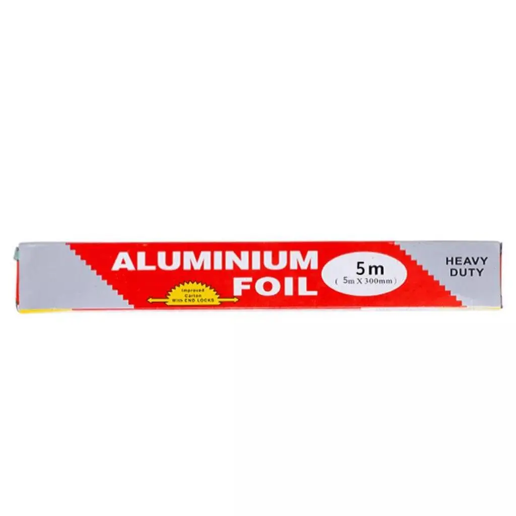 Heavy Duty Aluminum Foil Roll, Aluminum Foil Wrap for Cooking, BBQ, Baking, 0.015 micro thickness