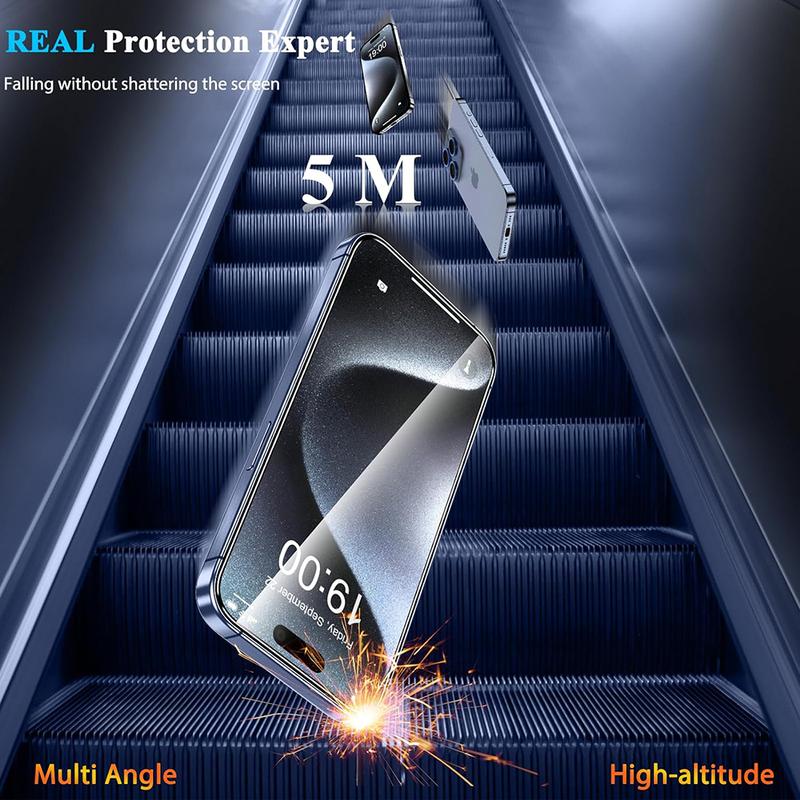 4Pcs Tempered Glass For iPhone 16 15 14 13 12 11 Pro Max Screen Protector For iPhone  XS Max XR Protective Glass Film 1