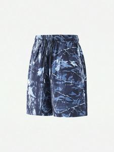 Men's Camo Print Quick Drying Shorts, Loose Casual Comfy Breathable Shorts for Summer, Men's Bottoms for Beach Vacation