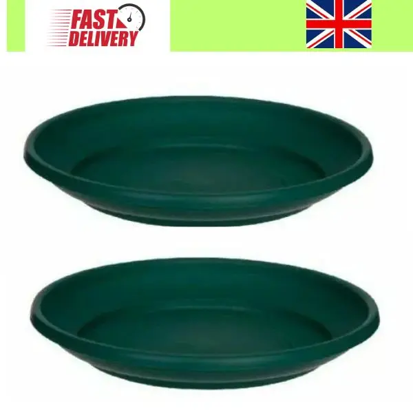 Plastic Saucer Base Round Plant Flower Pot Plate Water Drip Tray Planter Garden - Home Organizer 3