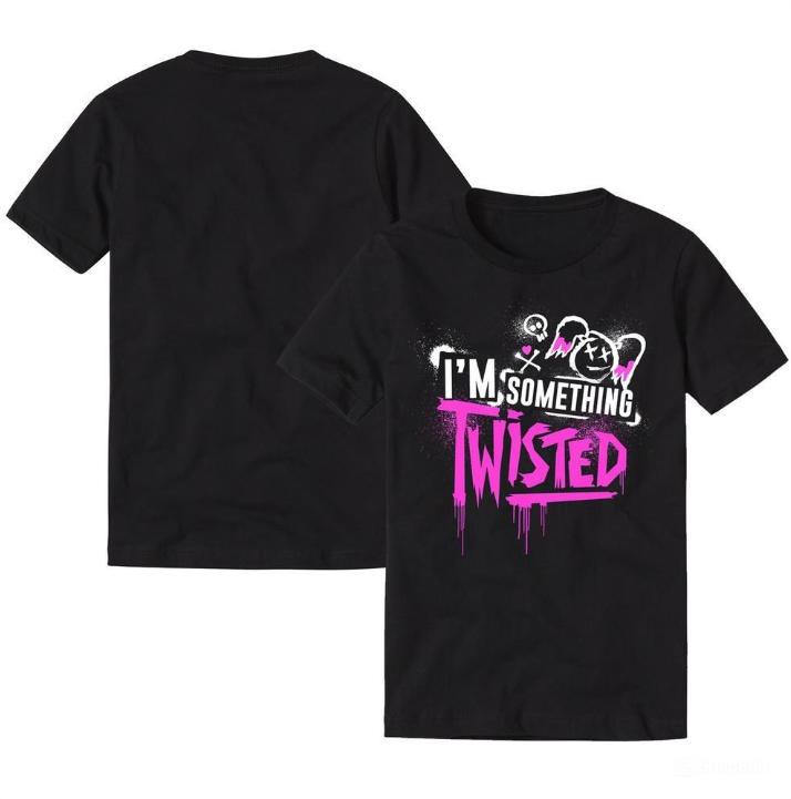 WWE Men's Graphic T-Shirt Alexa Bliss Something Twisted Top - New 0