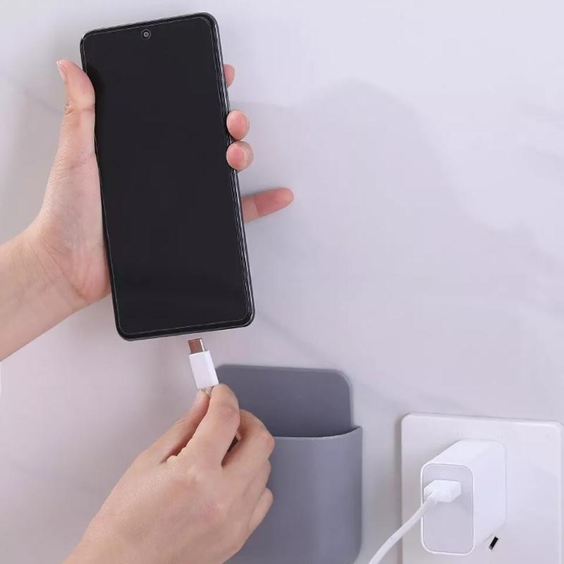 Wall-Mounted Remote Control Storage Box – Multi-Purpose Organizer Holder for Home & Office – No-Drill Easy Install Shelf for Phones, Remotes & Accessories 6