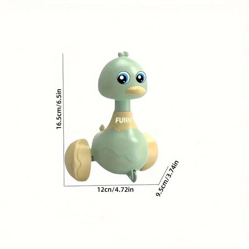ORACEGRA   One Piece Press-and-Go Little Duck Car Toy with an Animal Theme - Operated Manually without Batteries, Crafted from Multicolored Plastic. A Perfect Gift for Christmas and Birthdays. 4