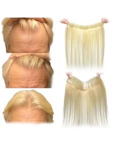 Blonde Straight Human Hair Wigs, Natural Look Hair Extensions for Men, Breathable Wig for Party, Daily Use