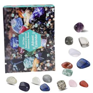 Advent Calendar Artificial Crystal Stone Kit for Friends, Family - Best Gifts