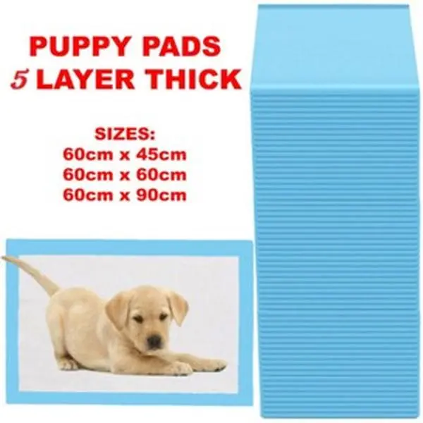 Heavy Duty Puppy Training Trainer Train Pads Toilet Pee Wee Poo Dog Floor Mats- 50 & 100PCS - Puppy & Pet Toilet Pads TOILET PEE WEE MATS CAT PET