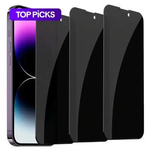 Privacy Screen Protector, 3 Counts Anti-spy Tempered Glass Film, Phone Screen Protector Compatible with iPhone 16 15 14 13 12 11 Pro Max Plus X XS XR mini, Protection #TOP PICKS