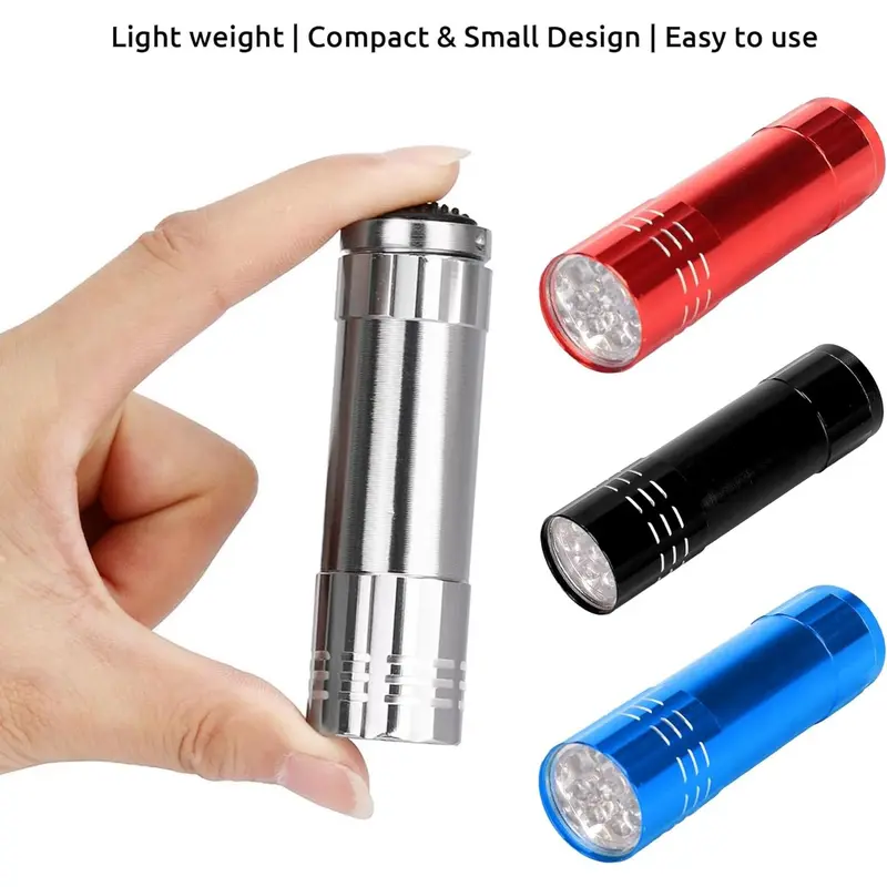 Trimming Shop UV Torch, Ultraviolet Flashlight, Black Light Detector for Pet Urine, Stain, Bed Bug on Carpet, Fake Banknote, Hotel & Bathroom Stains Detection, Red, 3 x AAA Batteries (Not Included) 5