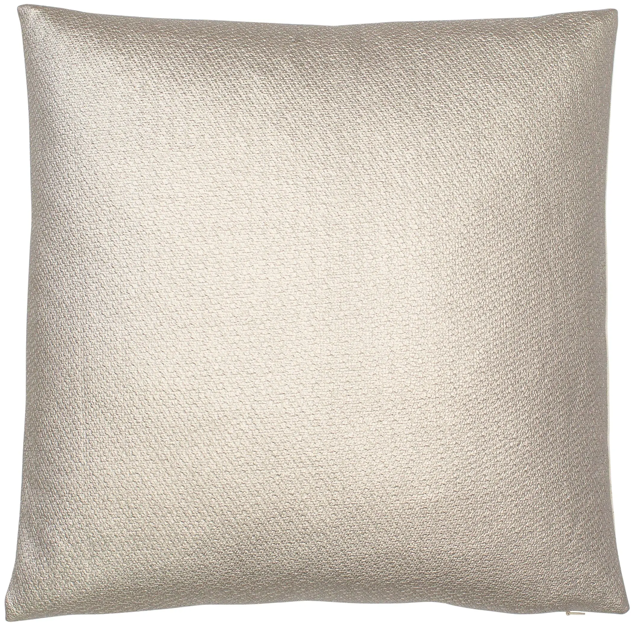 Metallic Bronze Faux Leather Cushion 45 X 45