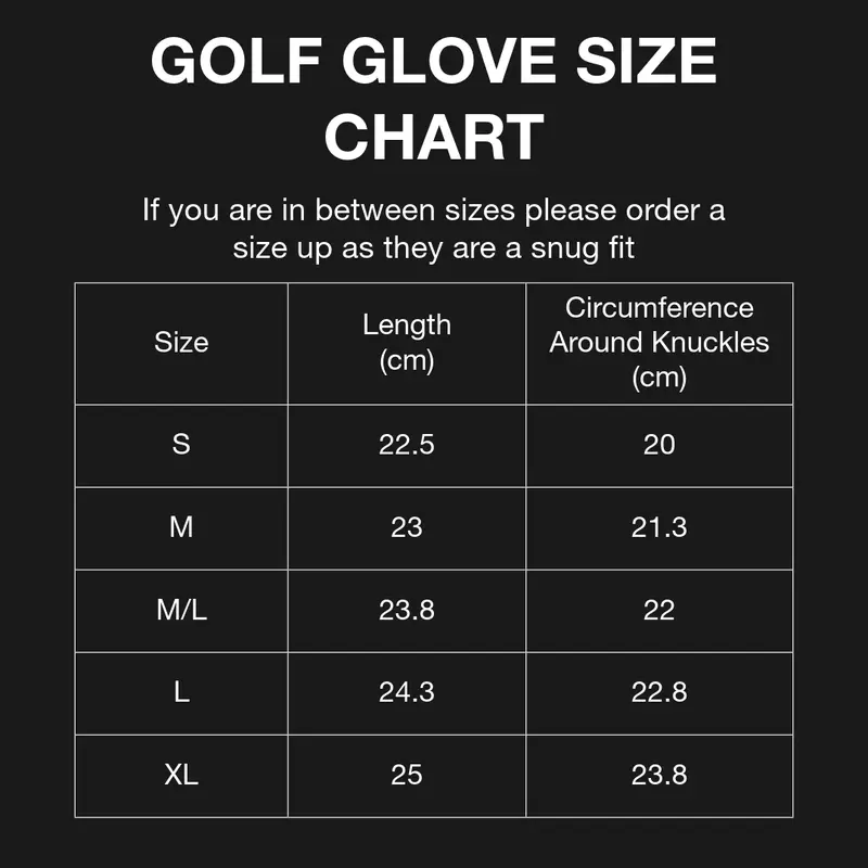 Cabretta Leather Golf Glove For Men - All Weather Grip 7