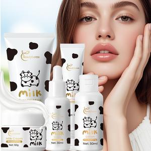 Milk Skincare Set (5pcs) | Soothing Hydration & Barrier Repair for Sensitive Skin