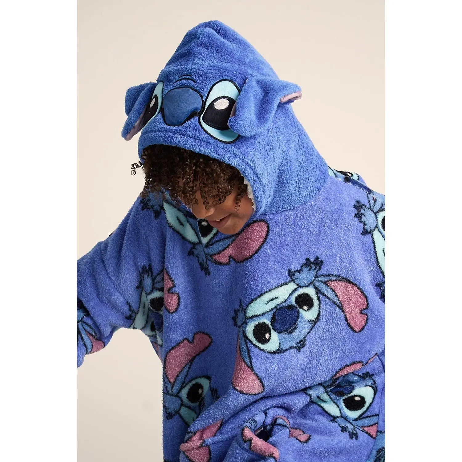 Stitch Kids Hoodie Blanket